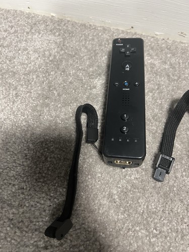 2 Wii RVL-003 Remote Replacement Controllers Black For Nintendo Wii Remote - Picture 3 of 6