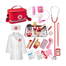 Doctor Kit for Kids, 34 Pcs Kids Doctor Playset Kit for Toddlers 3-... Fast Ship