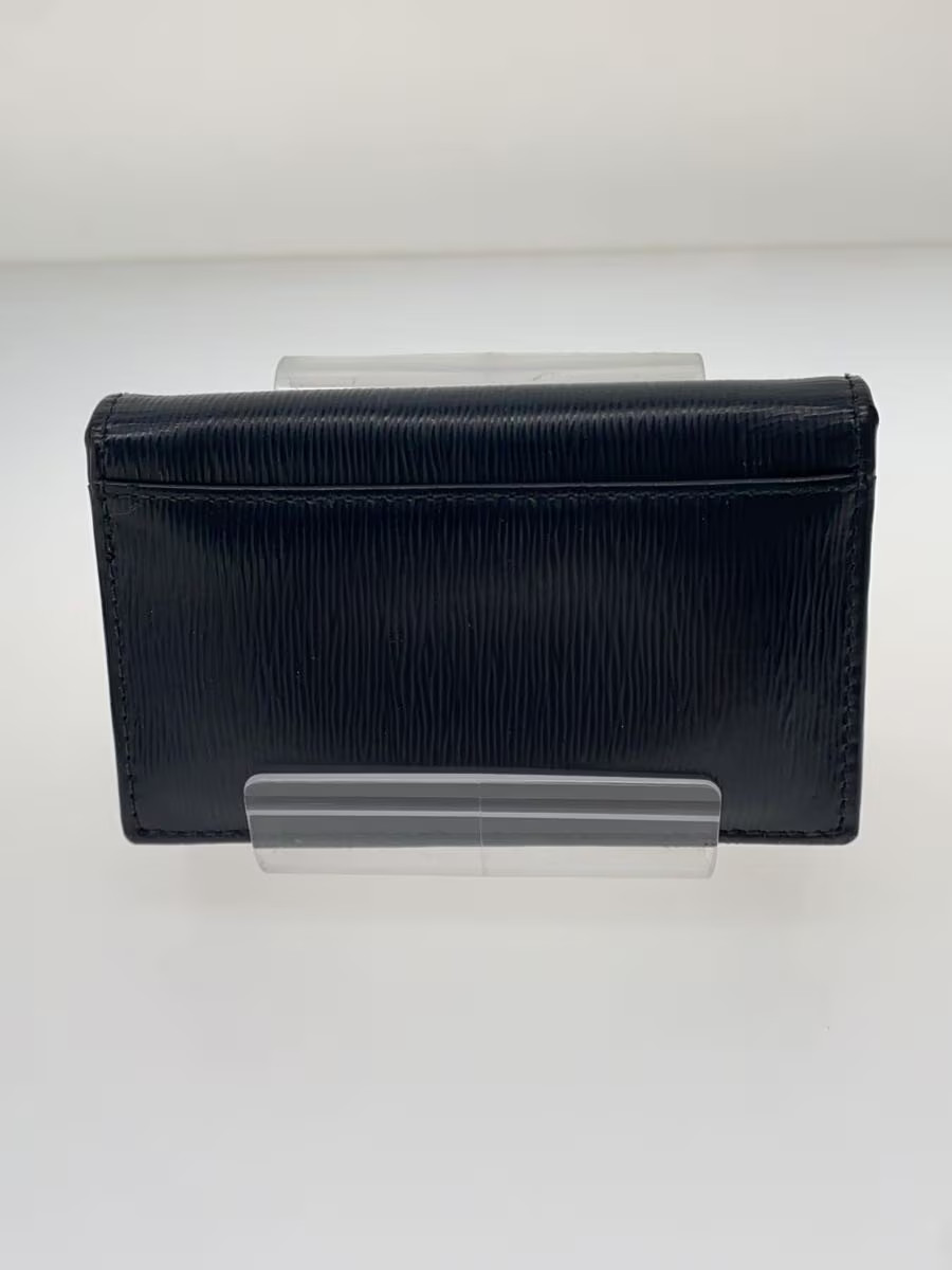 PRADA Card Case Leather BLK Women thumbnail 2