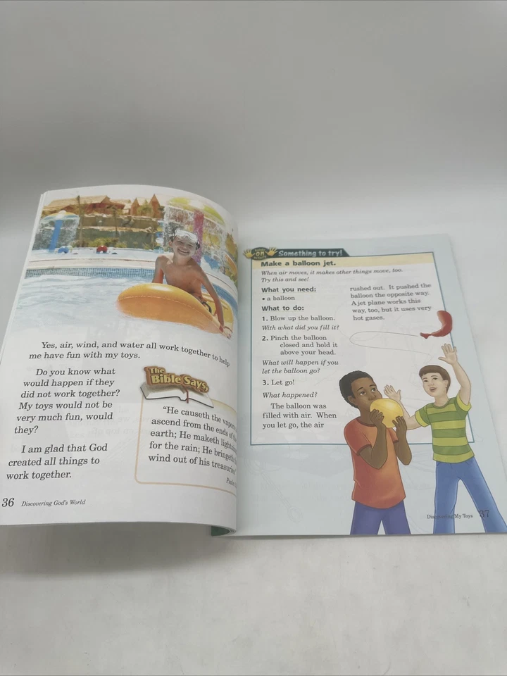 Abeka Discovering God’s World (4th Edition) Student Science 1st Grade NEW - Image 4 of 4