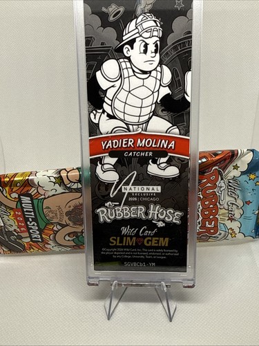 2026 Wild Card Slim Gem Yadier Molina 1/1 Rubber Hose NATIONAL EXCLUSIVE - Picture 11 of 12