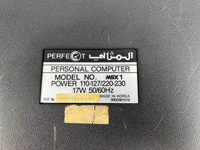 MSX DAEWOO PERFECT DPC-200 Home Computer المثالي صخر Vintage Korea Works