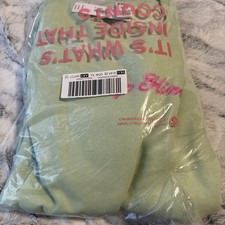 Victoria Secret Pink Size Xl Sweatshirt Lime Green NWTS