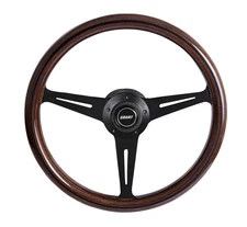 Grant Products 1176 Collectors Black Line Steering Wheel - Woodgrain Grip