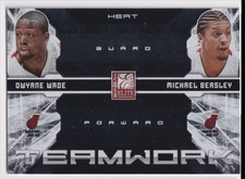 2009-10 Donruss Elite Michael Beasley/Dwyane Wade Miami Heat #15