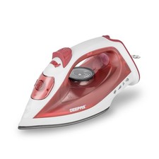 GEEPAS Steam Iron 1800W NonStick Soleplate Dry/Steam Iron Adjustable Temperature