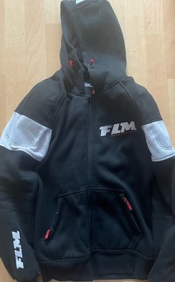 Motorrad - Hoodie mit Protektoren - schwarz - FLM - VB
