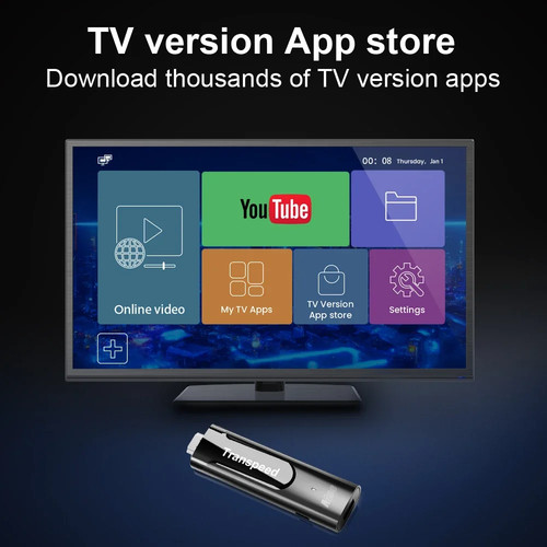 Transpeed ATV Android 11 TV Stick Amlogic S905Y4 With TV Apps BT5.0 Dual 100M - Picture 11 of 17