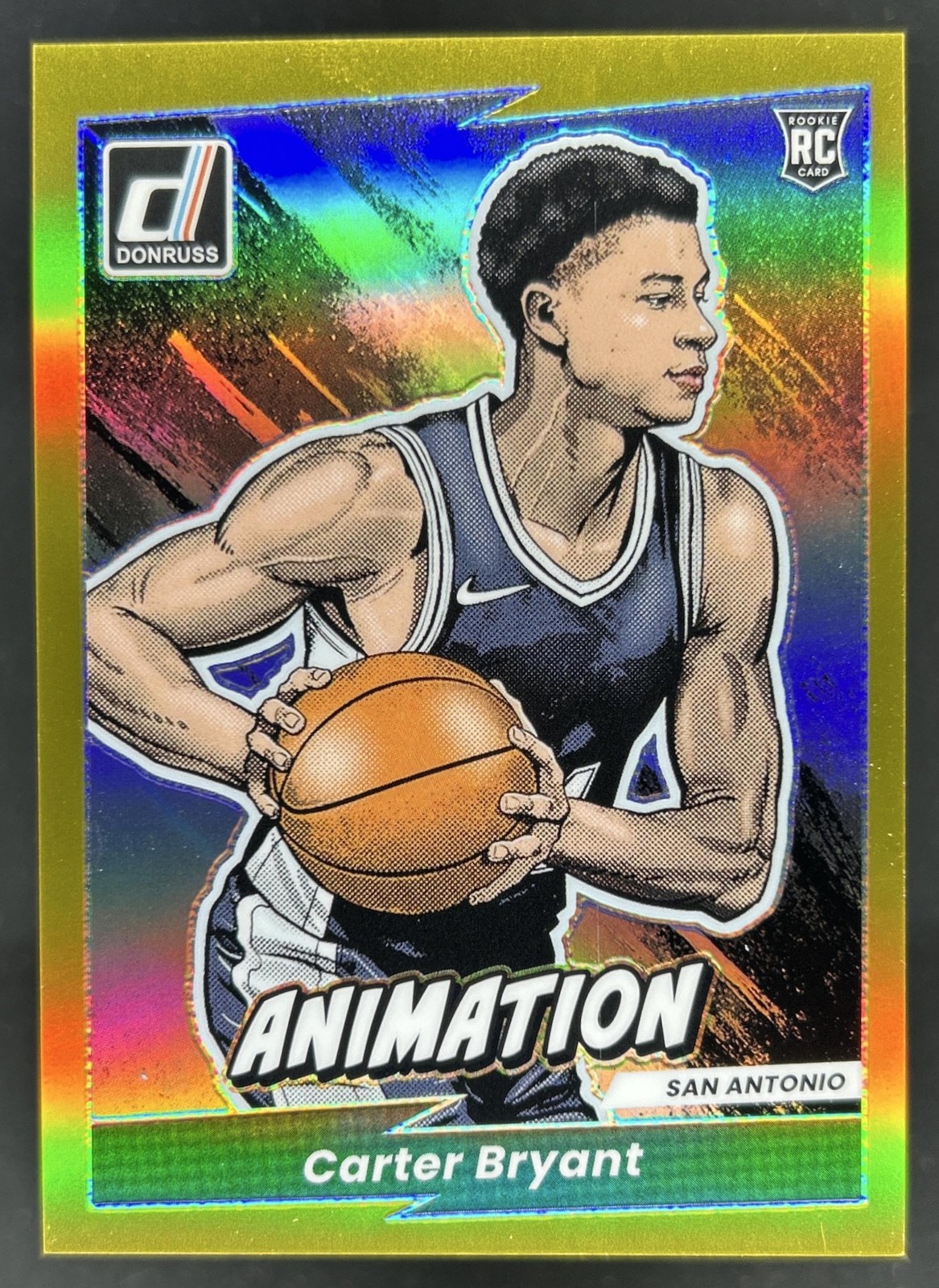 2025-26 Panini Donruss Carter Bryant Animation Gold Rookie RC #/10 ...