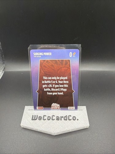2026 Bo Jackson Battle Arena Surging Power 1st Edition Bonus Play FOIL
