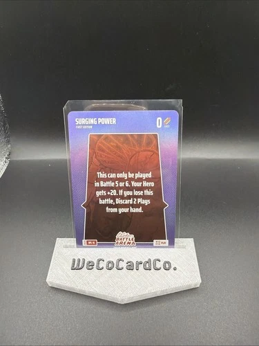 2026 Bo Jackson Battle Arena Surging Power 1st Edition Bonus Play FOIL