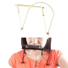 Harmonica Holder Adjustable Professional  24-Hole Harmonica Holder Neck