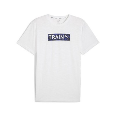 Puma Graphic T-Shirt Train Herren weiß