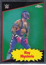 Rey Mysterio 2020 Topps Chrome 85TC-RM WWE Wrestling Card