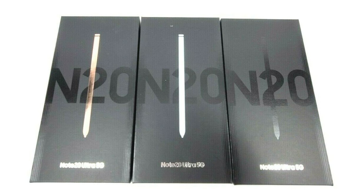 Samsung Galaxy Note 20 Ultra Empty Retail box with Accessories with Manual