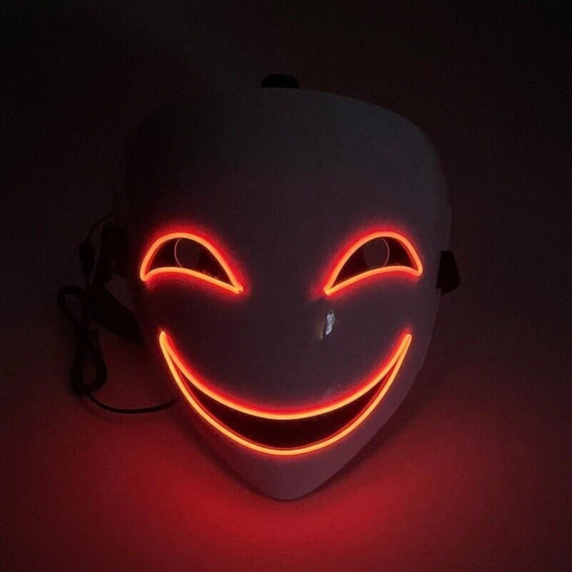 DARKER THAN BLACK Li Shunsheng Smile Luminescence LED Mask Full Face Cos Prop - Image 2 of 4