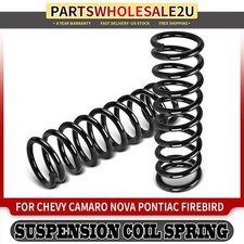 2x Front Coil Springs For Chevrolet Camaro 1970-1977 1980 Nova Caprice Pontiac