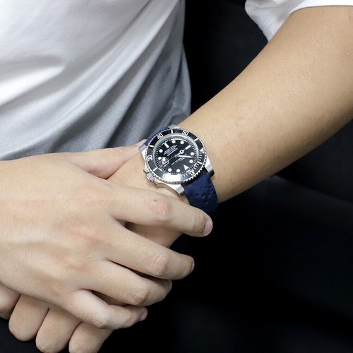 Suede Leather Watch Band Band Watch Strap Rally Racing 18mm 19mm 20mm 22mm 24mm - Picture 9 of 27