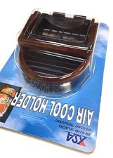 Wood Grain Cool Ac Air Single Folding Drink Cup Holder Dh-924w