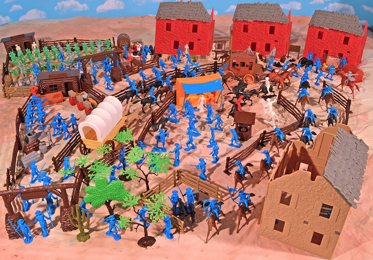 Grand Zorro Playset - 54mm Plastic Toy Soldiers | eBay