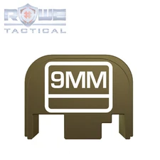Rowe Tactical Rear Slide Back Plate for Glock Gen 1-4 - Olive Drab - Glock 9MM