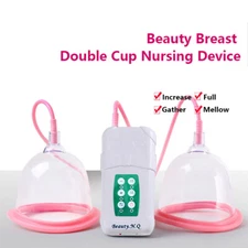 Electric Vacuum Breast Enlargement Pump Enhancer  Suction Sucker Female Safety