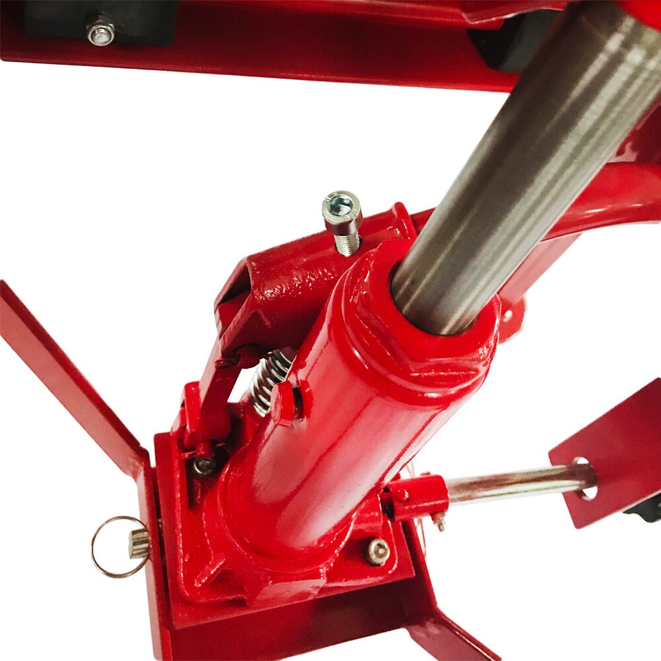 300lb Motorcycle Hydraulic Scissor Floor Jack Lift Red in USA eBay