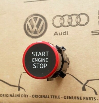 Audi A3 8Y ab 2020 original Start Stop Schalter rot switch Taster keyless button