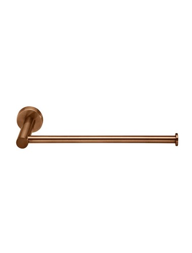 Meir Guest Towel Holder Round Rail Lustre Bronze MR05-R-PVDBZ - Picture 3 of 4
