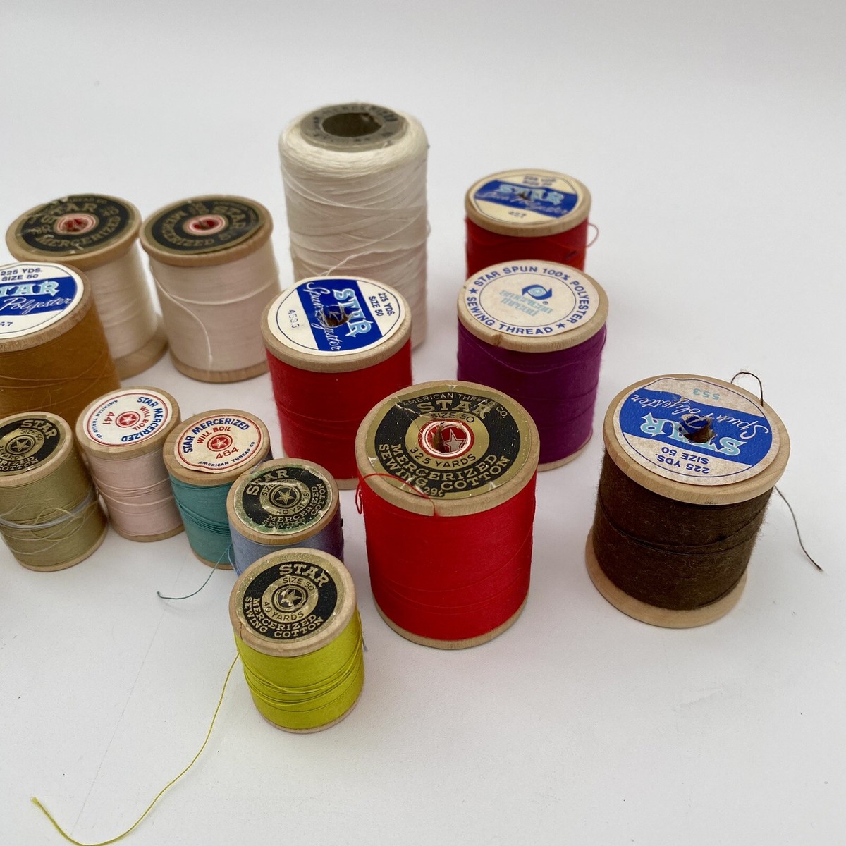 USA ビンテージ　AMERICAN THREAD CO. ボックス&糸セット American Thread Box - Etsy