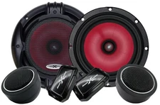 2x SoundXtreme 1000W 6.5-Inch 2Way Car Audio Component Speaker 6-1/2in 2000w set