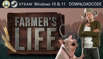 NEU PC Computer Spiel Farmers Life für Windows 10 11 STEAM Downloadcode Game Key - Bild 1 von 4