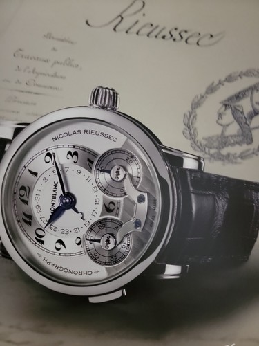 Montblanc Watch Book 2008 Pamphlet Advertising Germany promotional HC - Picture 4 of 7