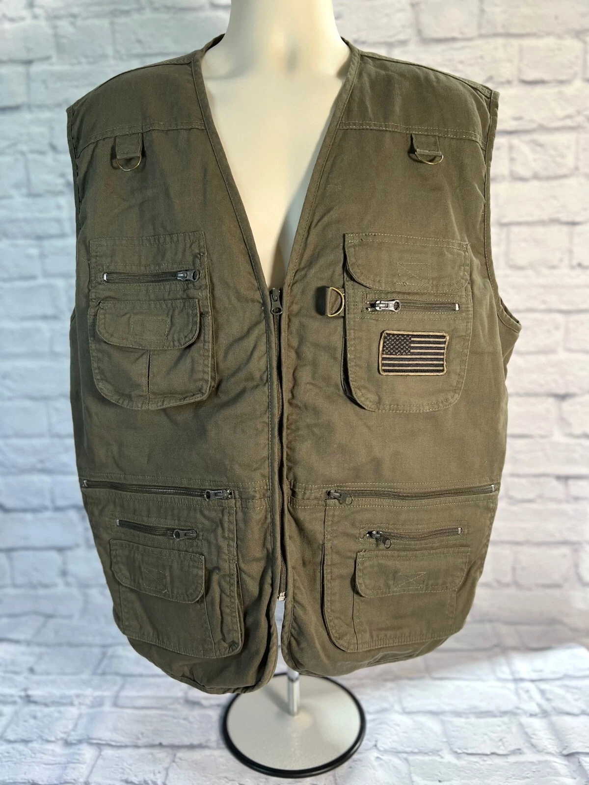 GUIDE GEAR Concealment Vest XL Tactical NWOT Sportsman Outdoors More Olive Green