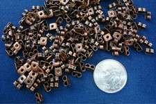 200 Copper plated post earring butterfly backs earring clutches pierced fpe096
