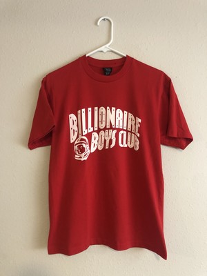 red billionaire boys club shirt