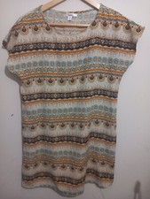 tunic dress indian style UK size 8 - Made by Into - Multicoloured ladies fashion