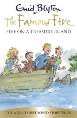 #ad #ad Five on a Treasure Island Famous Five Paperback By Enid Blyton GOOD $4.20