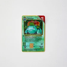 1st Edition Shadowless Venusaur Card Skin – Premium Sticker for Small Chip