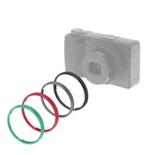 JLWIN color Lens Decoration Ring Cap for Ricoh GR IIIX GRIIIX GR3X HDF as GN-2