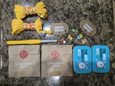Woobles McDonald's Bracelet Kits - 5 Charms, 2 Codes, 2 Yarn/Hardware Sets