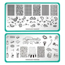 MXM037 Mxm038 Maniology ManixMe Limited Nail Stamping Plate