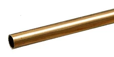 K-S Rnd Brass Tube 1/4 OD - #8131