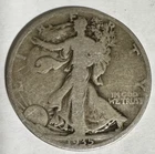 Lot of 5 Walking Liberty Half Dollars - 1935 1936 1941 1942 1944 - 90% Silver