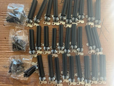  30 1/2" Square Baluster Swivel Connectors 28 Flat Shoes for Staircase Rail