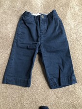 Ralph Lauren Polo Baby Boy Navy Blue Chino Pants Sz 12 Mo