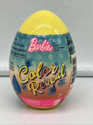 Barbie Color Reveal Egg with Surprises Egg Container has Pet