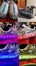 LED Roller Shoes Double Wheels Charger Sport Skate Sneakers SZ 37 W 6.5 4.5Y