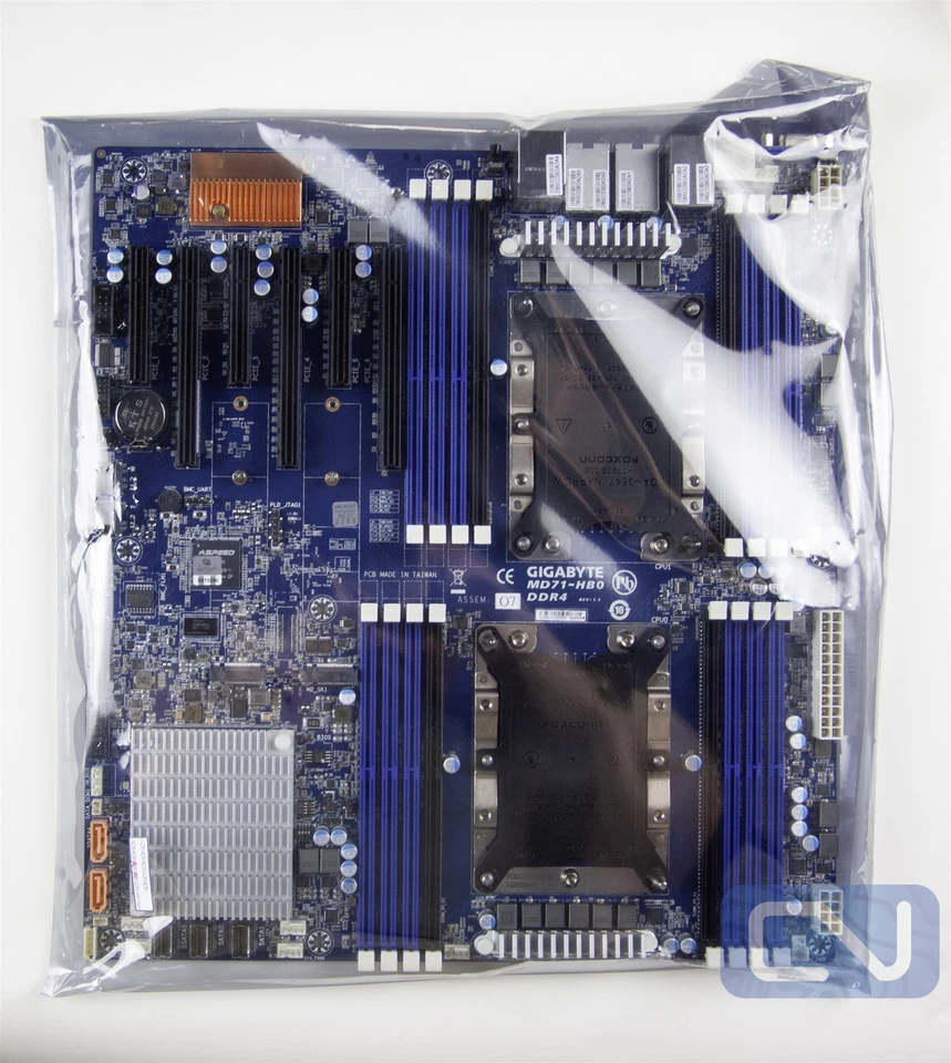 *New* Gigabyte MD71-HB0 2x LGA3647 C622 DDR4 2x 10GbE M.2/U.2 E-ATX Motherboard - Image 2 of 4
