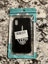 Middle Finger Skeleton Cell Phone BR Case iPhone X/Xs